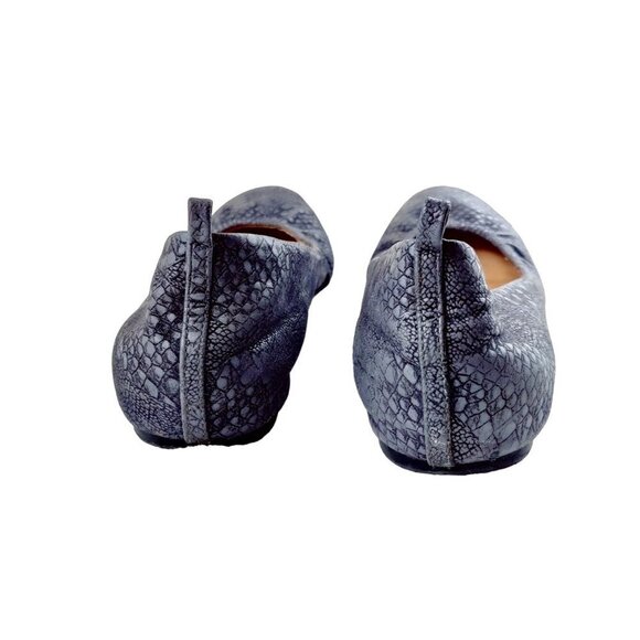 Ballet Gray Flat Style & Co Faux Snakeskin Slipper Faux Vinniee Slip On Size 10 - Picture 6 of 12